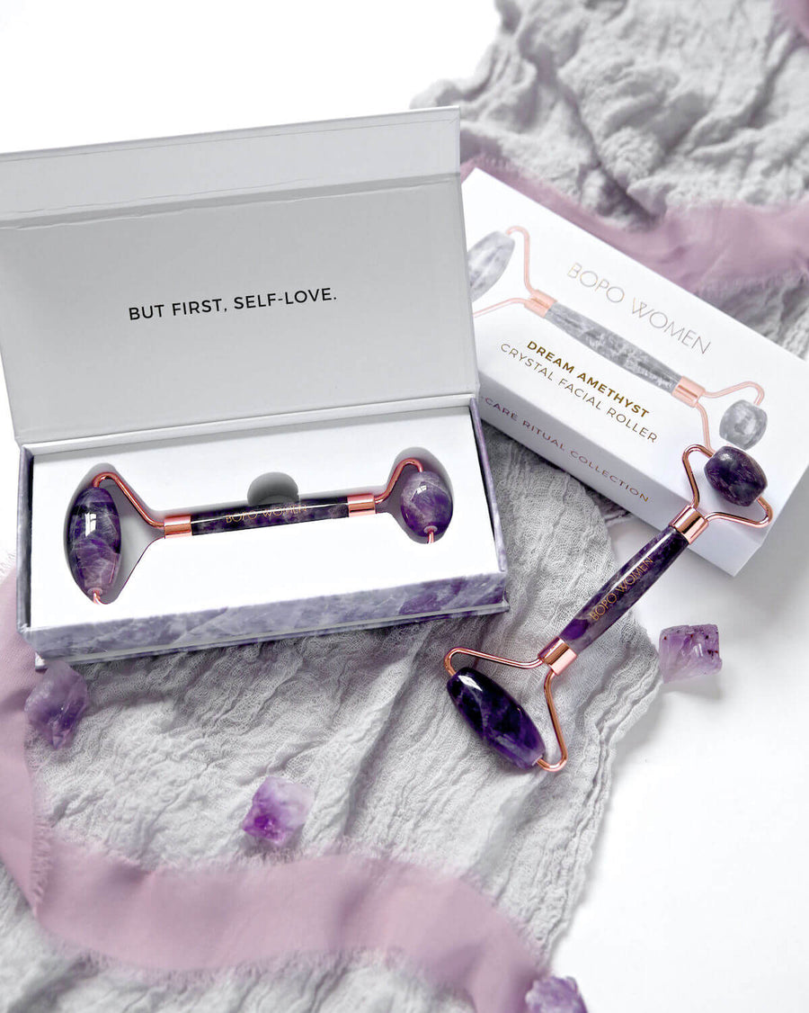 Dream Amethyst Crystal Facial Roller