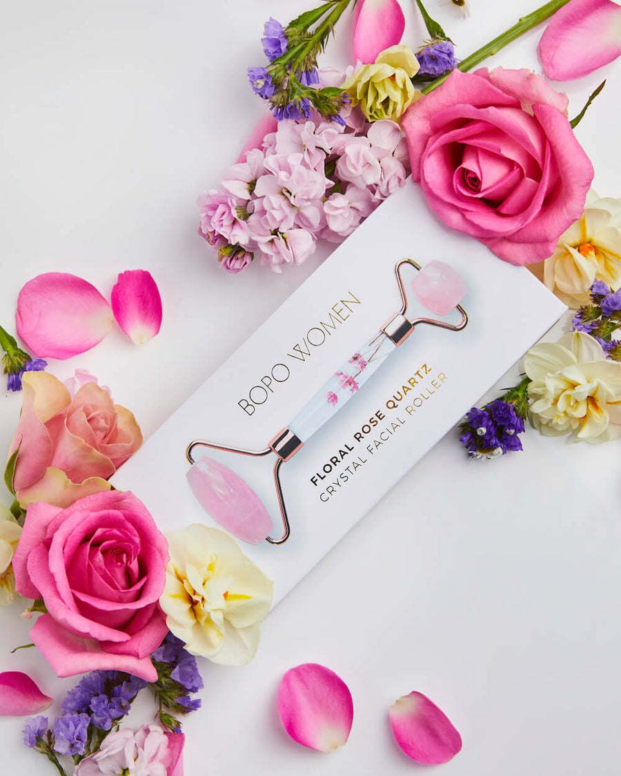 Floral Crystal Facial Roller