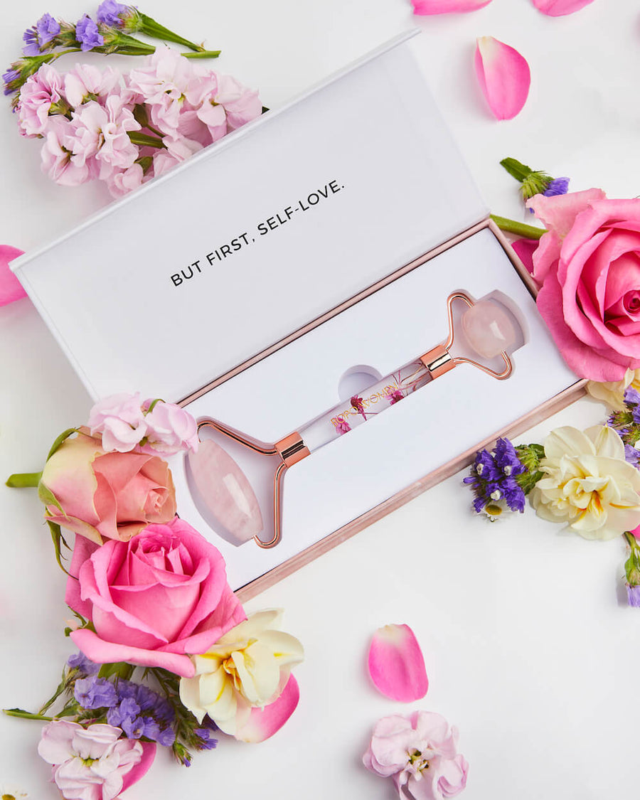 Floral Crystal Facial Roller